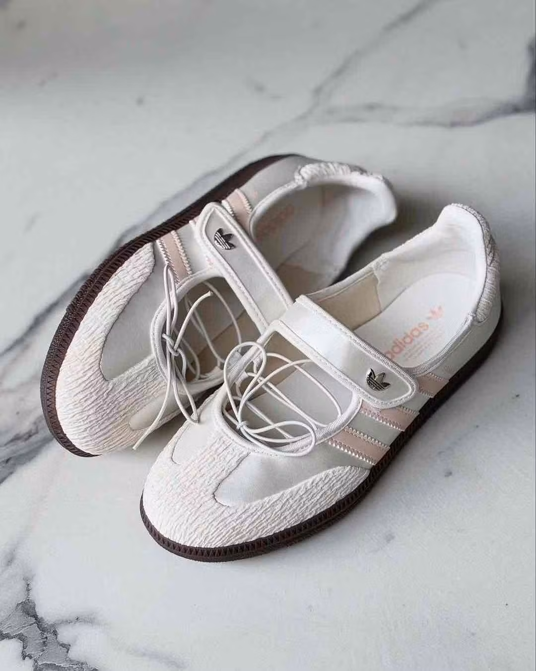 (Women) adidas Samba Jane 'Cloud White Pink' JR4482 (Women) adidas Samba Jane 'Cloud White Pink' JR4482